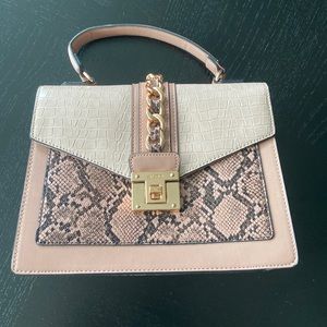 Aldo Pink Snakeskin Purse